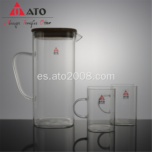 CARAFE de vidrio de agua de vidrio de vidrio ATO CARAFE